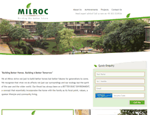 Tablet Screenshot of milroc.com